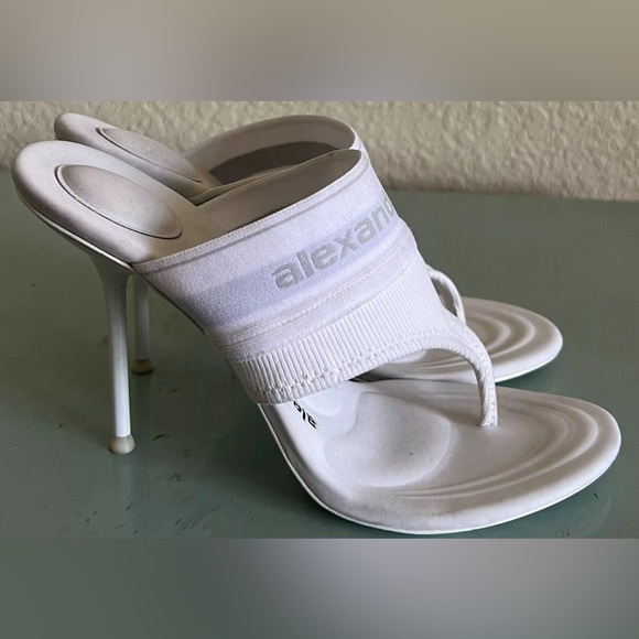 Alexander Wang Sienna Logo Sandals Size 39 $495 - Picture 8 of 15